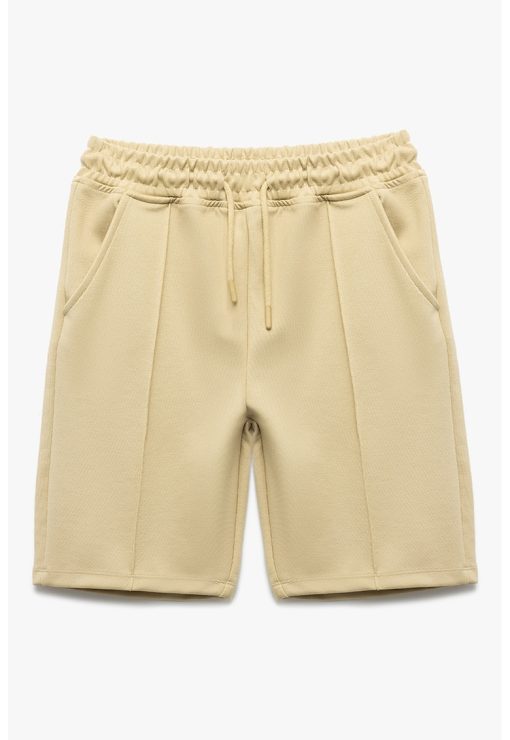 Pantaloni scurti cu snur si buzunare laterale-BAIETI/IMBRACAMINTE/Sorturi-IMBRACAMINTE/Sorturi