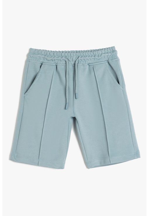 Pantaloni scurti cu snur si buzunare laterale-BAIETI/IMBRACAMINTE/Sorturi-IMBRACAMINTE/Sorturi