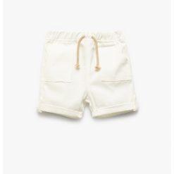 Pantaloni scurti cu snur si buzunare oblice-BAIETI/IMBRACAMINTE/Sorturi-IMBRACAMINTE/Sorturi