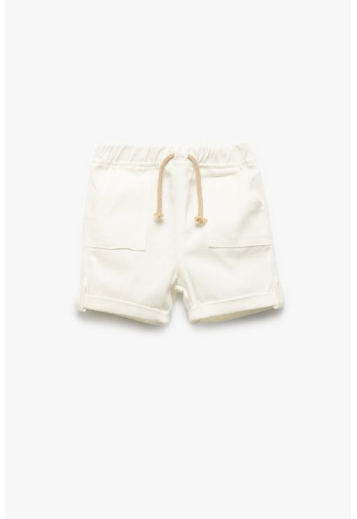 Pantaloni scurti cu snur si buzunare oblice-BAIETI/IMBRACAMINTE/Sorturi-IMBRACAMINTE/Sorturi