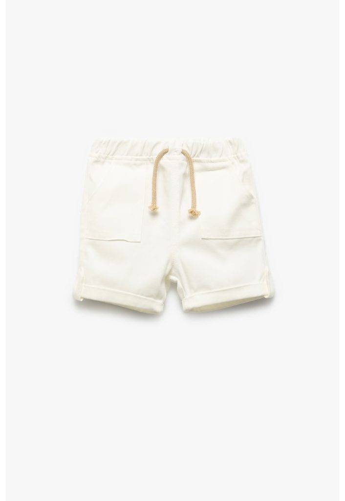 Pantaloni scurti cu snur si buzunare oblice-BAIETI/IMBRACAMINTE/Sorturi-IMBRACAMINTE/Sorturi