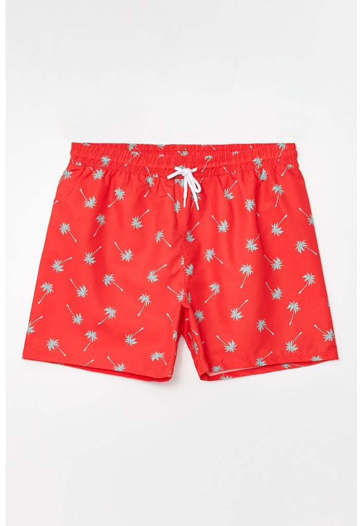 Pantaloni scurti de baie cu model-BARBATI/IMBRACAMINTE/Costume de baie-IMBRACAMINTE/Costume de baie