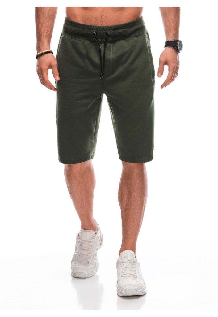 Pantaloni scurti de trening  EM-SRBS-0101 - Pentru barbati - Cu snur - Albastru - L-BARBATI/IMBRACAMINTE/Pantaloni si colanti-IMBRACAMINTE/Pantaloni si colanti