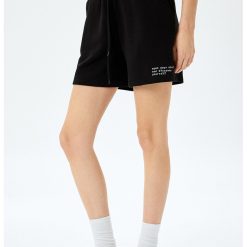 Pantaloni scurti din amestec de bumbac-FEMEI/IMBRACAMINTE/Pantaloni si colanti-IMBRACAMINTE/Pantaloni si colanti