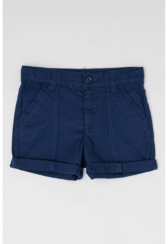 Pantaloni scurti din bumbac cu buzunare-BAIETI/IMBRACAMINTE/Sorturi-IMBRACAMINTE/Sorturi