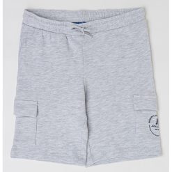Pantaloni scurti din bumbac cu snur de ajustare in talie-BAIETI/IMBRACAMINTE/Sorturi-IMBRACAMINTE/Sorturi