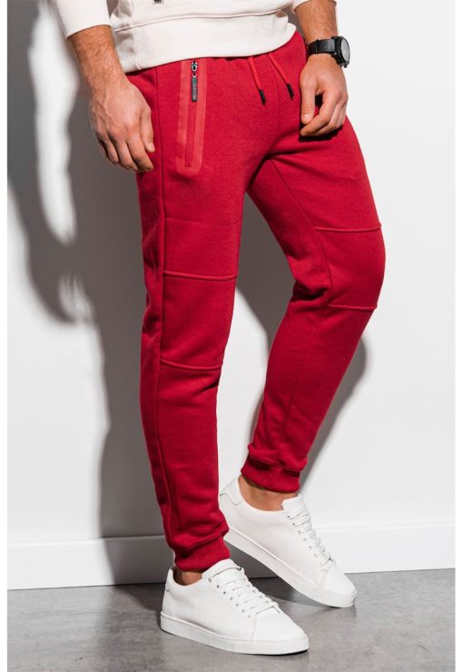 Pantaloni sport cu croiala conica si snur de ajustare-BARBATI/IMBRACAMINTE/Pantaloni si colanti-IMBRACAMINTE/Pantaloni si colanti