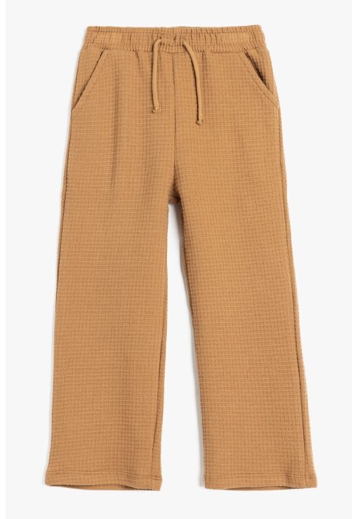 Pantaloni texturati cu buzunare laterale-BAIETI/IMBRACAMINTE/Blugi-IMBRACAMINTE/Blugi