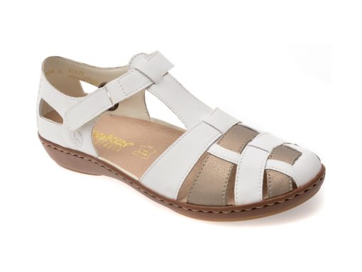 Pantofi RIEKER albi