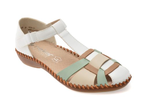 Pantofi RIEKER albi