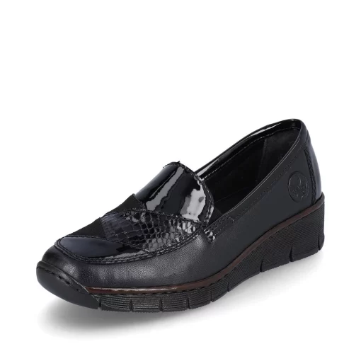 Pantofi Rieker 53785-00 negru-Pantofi-Pantofi
