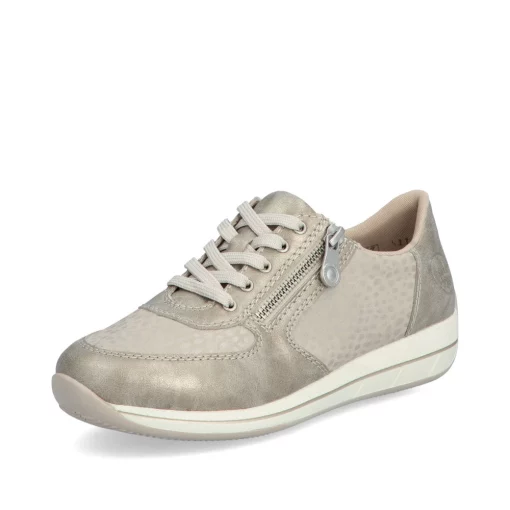 Pantofi Rieker N1112-60 bej-Pantofi-Pantofi
