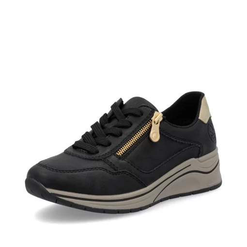 Pantofi Rieker N9501-00 negru-Pantofi-Pantofi