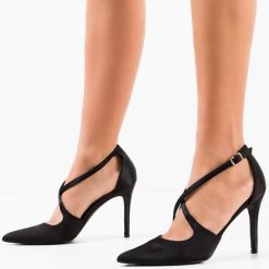 Pantofi cu toc Allow Negri 1