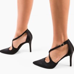 Pantofi cu toc Allow Negri 4