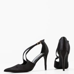 Pantofi cu toc Allow Negri 7