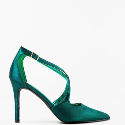 Pantofi cu toc Allow Verzi 3