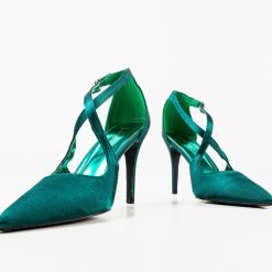 Pantofi cu toc Allow Verzi 4