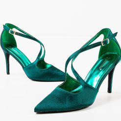 Pantofi cu toc Allow Verzi 6