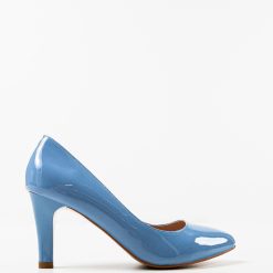 Pantofi cu toc Hugo Albastri 3
