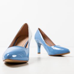 Pantofi cu toc Hugo Albastri 6