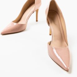 Pantofi cu toc Zayan Nude 5