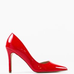 Pantofi cu toc Zayan Rosii 5