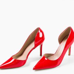 Pantofi cu toc Zayan Rosii 6