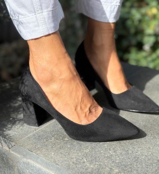 Pantofi dama Cordelia Negri-Pantofi cu toc-Pantofi cu toc