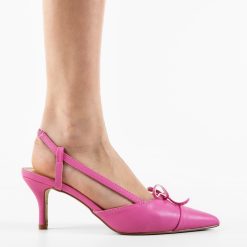Pantofi dama Demin Roz 4