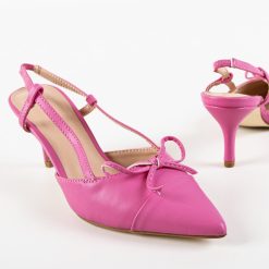 Pantofi dama Demin Roz 6