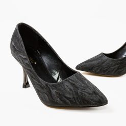Pantofi dama Fynalya Negri-Pantofi cu toc-Pantofi cu toc
