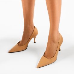 Pantofi dama Leuko Bej 2