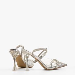 Pantofi dama Lind Argintii 2