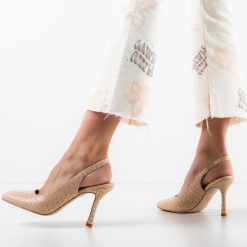 Pantofi dama Melia Bej 2