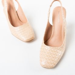Pantofi dama Melia Bej 5
