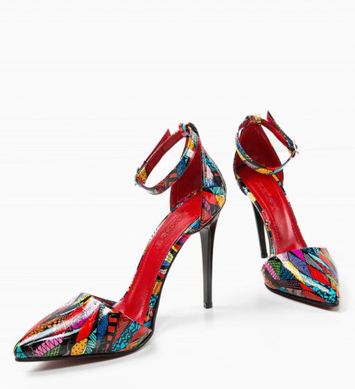 Pantofi dama Saloka Multi-Pantofi cu toc-Pantofi cu toc