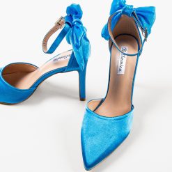 Pantofi dama Warren Albastri 4