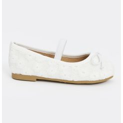 Pantofi din material textil cu detaliu cu funda-FETE/INCALTAMINTE/Pantofi clasici-INCALTAMINTE/Pantofi clasici