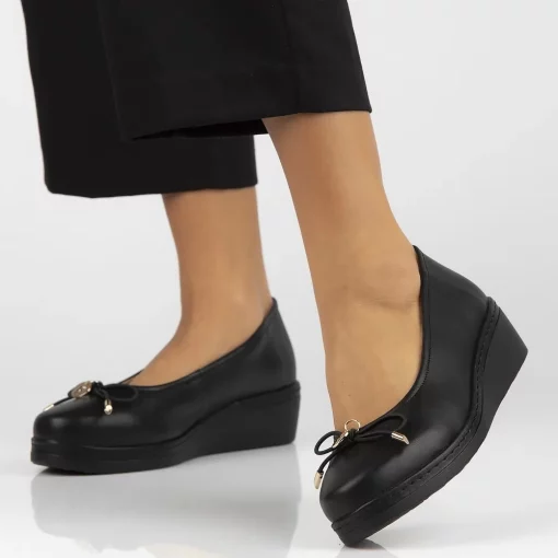 Pantofi piele naturala 6857 negru-Pantofi-Pantofi