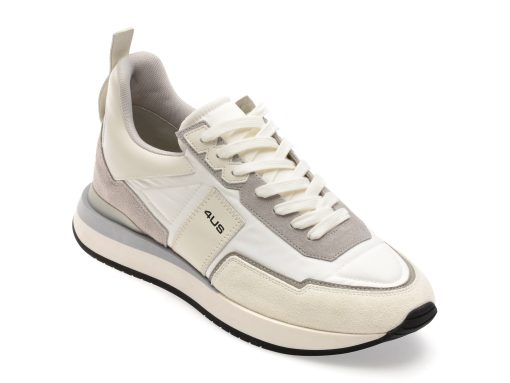 Pantofi sport 4US albi