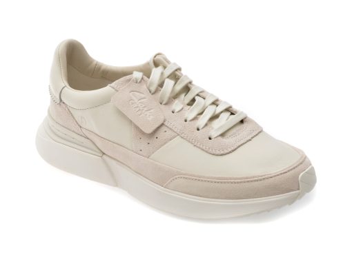 Pantofi sport CLARKS albi