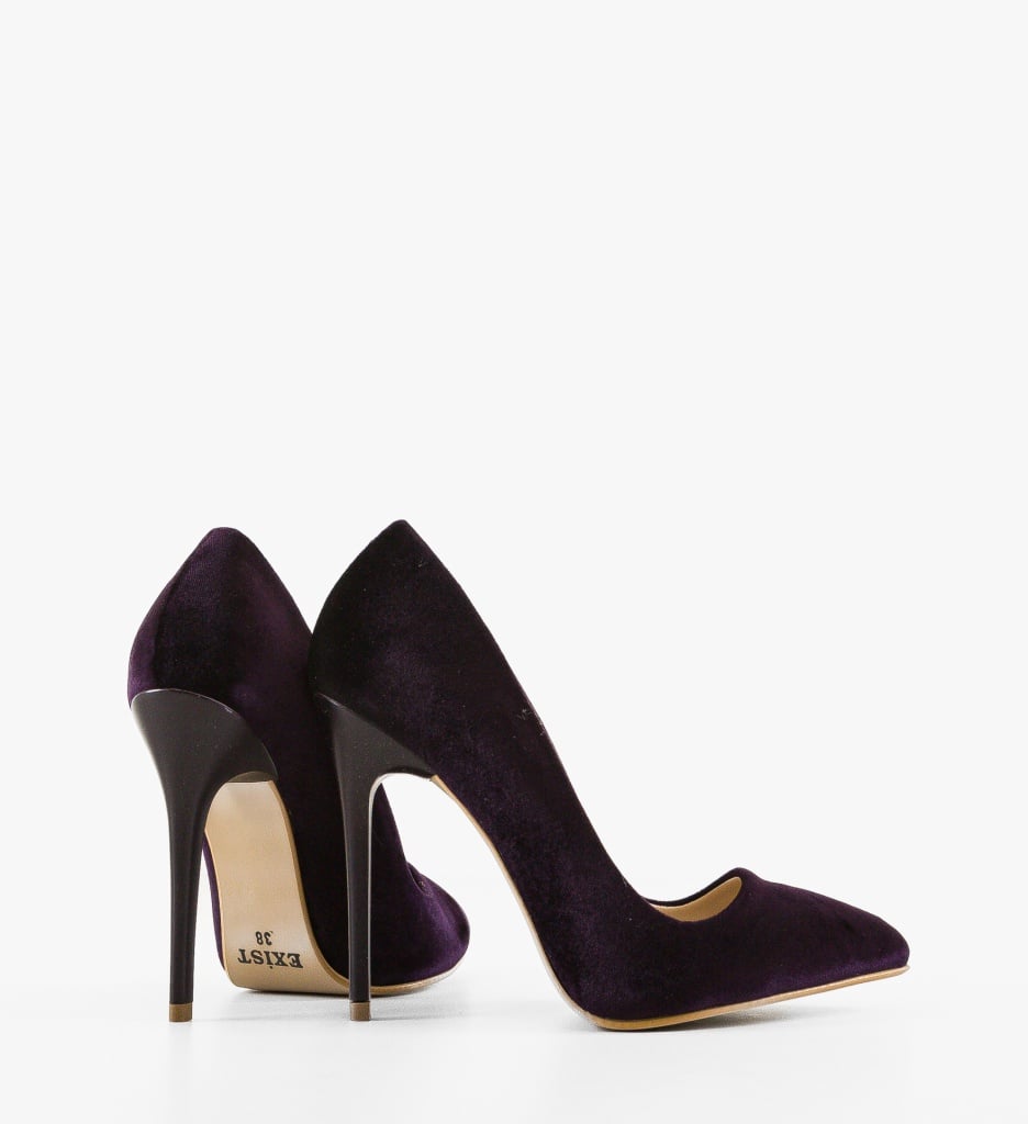 Pantofi stiletto dama Hahn Mov-Pantofi cu toc-Pantofi cu toc
