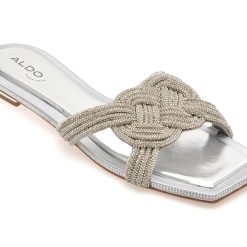 Papuci ALDO argintii