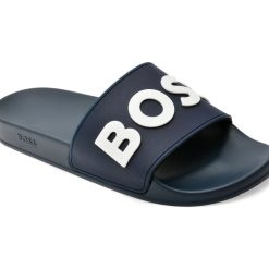 Papuci BOSS bleumarin