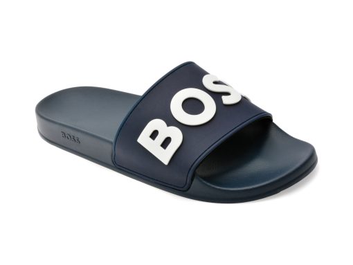 Papuci BOSS bleumarin