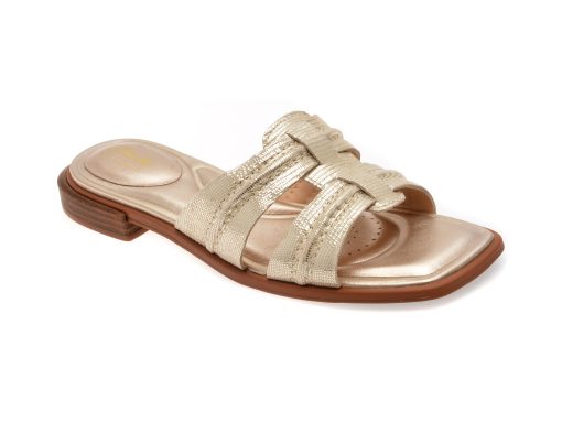 Papuci CLARKS argintii