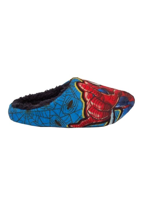 Papuci cu captuseala teddy Spider-Man-FETE/INCALTAMINTE/Papuci-INCALTAMINTE/Papuci