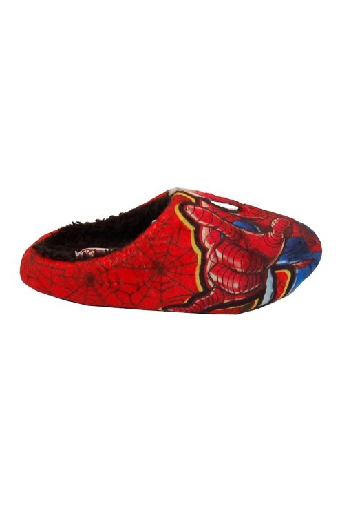 Papuci cu captuseala teddy Spider-Man-FETE/INCALTAMINTE/Papuci-INCALTAMINTE/Papuci