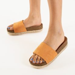 Papuci dama Andy Portocalii 2